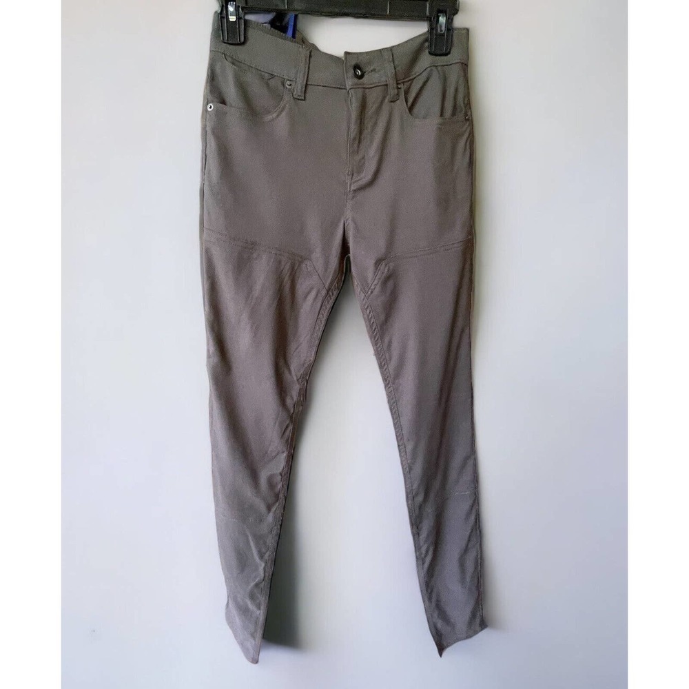 Womens Prana Skinny Pant 6 Brown Outdoor Active Hiking Recycled Climbing Classic